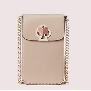 Kate Spade Nicola Blush Pink Leather Phone Crossbody